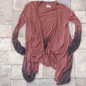 Urban Hi Low Lightweight Ombre Cardigan